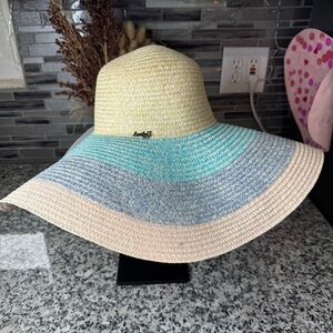 Lucky 7 | Women's Multicolor Wide Brim Hat 100% Paper